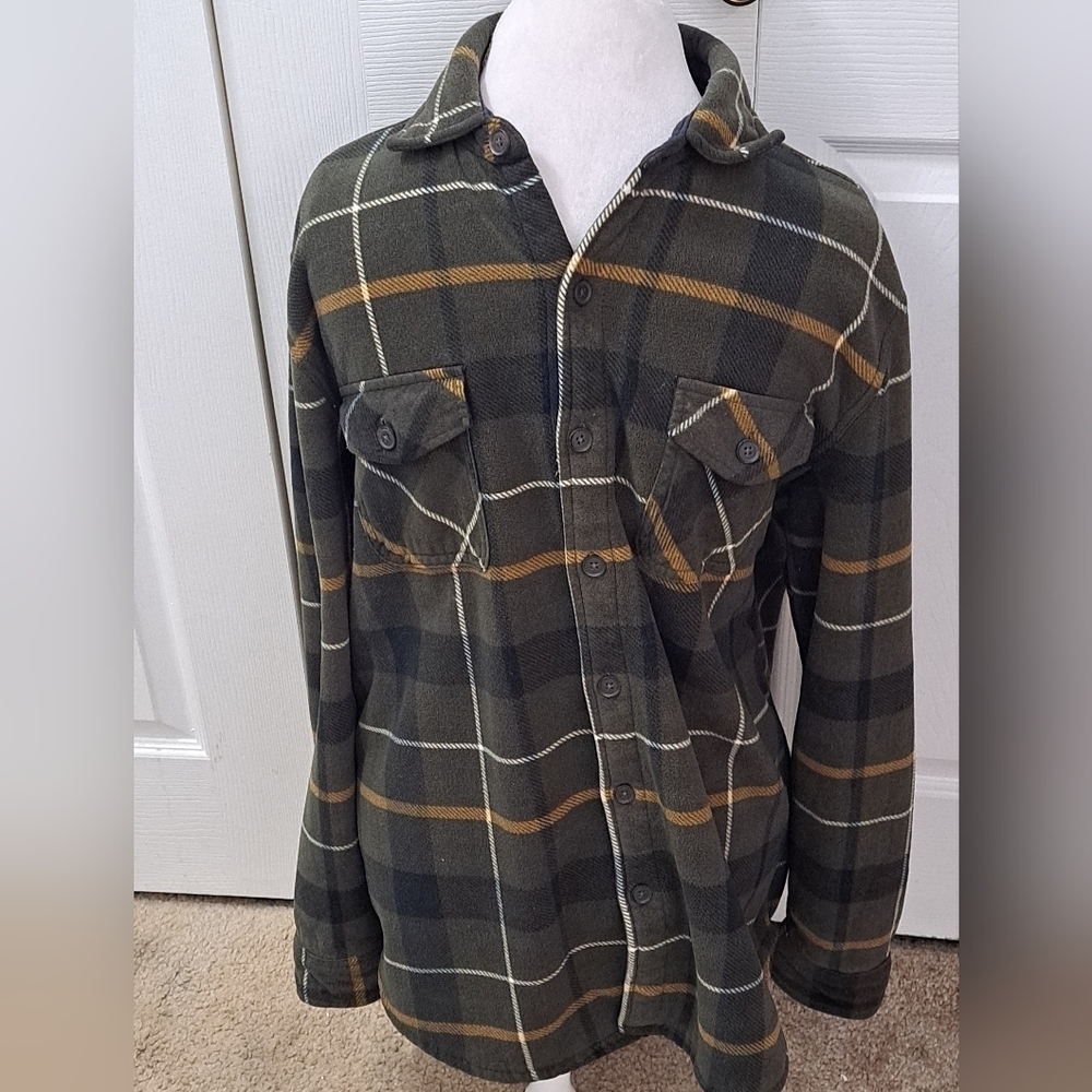 Freedom Foundry Fall Colored Fleece Shacket  Size L